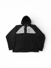 NIKE ダブルスウッシュ バックロゴ ウィンドブレーカー ジャケット
