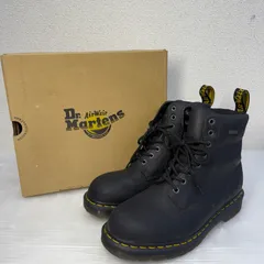 ☆ドクターマーチン 1460 WP☆8ホール ブラック 防水 レインブーツ 26cm UK7