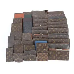 まとめ 40点 セット ルイヴィトン モノグラム ダミエ エピ レザー 長財布 二つ折り ウォレット キーケース EEM DH13-10【中古】
