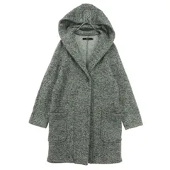 美品 AZUL by moussy アズールバイマウジー 長袖 ニットコート S グレー レディース 古着