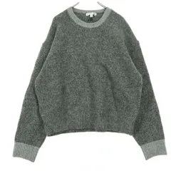 美品 UNIQLO and JW ANDERSON ユニクロアンドジェイダブリューアンダーソン 長袖 ニット XL グレー レディース 古着