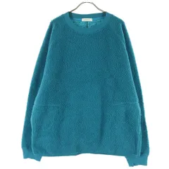 green label relaxing グリーンレーベルリラクシング 長袖 ボア トレーナー XL ブルー UNITED ARROWS ユナイテッドアローズ メンズ 古着