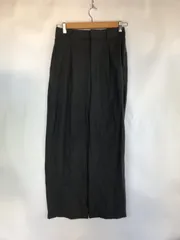 UNIQLO タックワイドパンツ レディース M グレー 4131202601170025