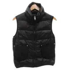 【新品(タグなし)】DIESEL ブラック ダウンベスト フード付き Mサイズ 極美品 DIESEL ブラック ダウンベスト フード付き 40 2024年モデル