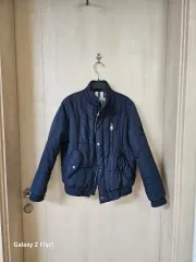 バーバリー キッズ ネイビー ダウン アウター 14y