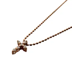 K10 ダイヤネックレス 1.2g ジュエリー アクセサリー レディース 約40cm 【中古】 USED-B【9304】