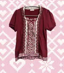 AXES FEMME アクシーズファム クリスマス ブラウス (リズリサ 姫ギャル ラテギャル)