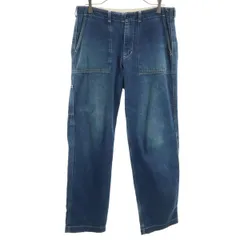 URBAN RESEARCH DOORS アーバンリサーチドアーズ 日本製 ワーク デニムパンツ 38 ウォッシュブルー ジーンズ メンズ 古着