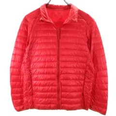 UNIQLO ユニクロ ウルトラライトダウンジャケット S レッド 収納袋付き メンズ 古着
