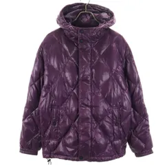 UNIQLO ユニクロ プレミアム ダウンジャケット M パープル メンズ 古着