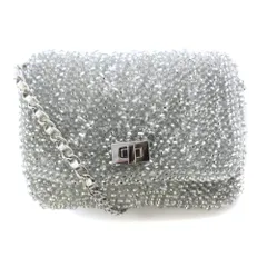 アンテプリマ ANTEPRIMA ルッケット ワイヤーバッグ ショルダーバッグ ターンロック式 ロゴ ワンカラー 編み込み シルバーカラー /BB