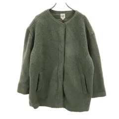 GAP ギャップ ボアコート XL カーキ系 レディース 古着