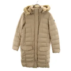 AIGLE エーグル ダウンコート 38 ベージュ レディース 古着