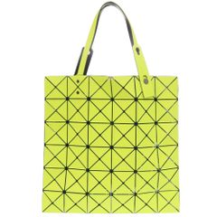BAO BAO ISSEY MIYAKE イエローグリーン トートバッグ - メルカリ