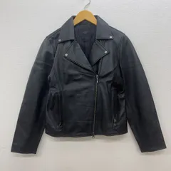LIUGOO (リューグー) ダブル ライダースジャケット 羊革 レザー サイズM
