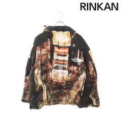 シュプリーム ×ノースフェイス THE NORTH FACE  22AW  800 Fill Half Zip Hooded Pullover 800フィルハーフジップダウンジャケットブルゾン メンズ L