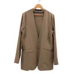 【中古品】NO ID. ノーアイディー 448006-612J ノーカラー1B-JKT テーラードジャケット アウター【147-260124-hn-01-fur】