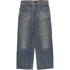 古着 00年代 リーバイス Levi's SILVER TAB シルバータブ LOW+LOOSE FIT ストレートデニムパンツ メンズw31相当/evb033371
