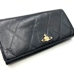 Vivienne Westwood ヴィヴィアンウエストウッド　財布　ウォレット　オーブ　型押し　ロゴ　ブラック　レザー