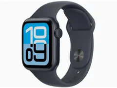 【新品・2営業日で発送】APPLE アップル Apple Watch SE 3 GPSモデル 40mm MEHC4J／A ミッドナイトスポーツバンド M／L