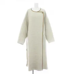 イザベル マラン エトワール ISABEL MARANT ETOILE 21AW JOLNI コート ノーカラーコート ロング ウール 34 XS ライトグレー MA1000-21A008E /KU