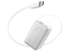 【新品・2営業日で発送】ANKER アンカー ANKER NANO POWER BANK(10000MAH 45W 巻取り式 USB-Cケーブル)ホワイ