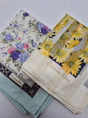 【訳あり】(新品) Christian Dior レディースハンカチ セット