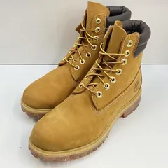 【中古】Timberland 6インチ イエローブーツ 25.5cm 73540 ティンバーランド[92]