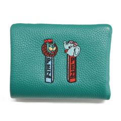 イアパピヨネ 牛革・フォックス柄刺しゅう折り財布 きつね 刺繍 - メルカリ