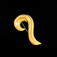 美品★ MONET モネ ブローチ ヴィンテージ ゴールド