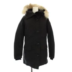 カナダグース CANADA GOOSE BRONTE PARKA ブロンテパーカ ダウンコート フーディ コヨーテファー S 黒 2603JL /KH
