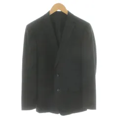 メイル＆コー MALE＆CO テーラードジャケット シングル S 黒 ブラック 無地 /AN58 ■GY61