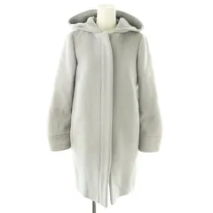 ロペ ROPE 2wayメルトンビーバーコクーンコート アウター 36 ライトグレー /DF ■OS