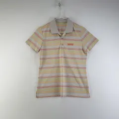 KOLON SPORT コーロンスポーツ レディース90 ボーダー柄 半袖 カラーTシャツ L3254