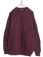 お得なクーポン配布中!】 80s リブ編み ニット カーディガン  