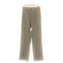 ザラ ZARA フェイクレザー ストレートパンツ XS 茶 ブラウン /SS ■OS