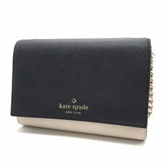 【倉吉店】kate spade NEW YORK | ケイトスペードニューヨーク ショルダーバッグ CEDER STREET CAMI CROSBODY PWRU4450 アイボリー×ブラック 【121】