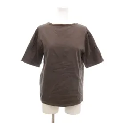 セントジェームス SAINT JAMES Tシャツ カットソー XS 茶 ブラウン ボートネック 半袖 /NL ■GY60