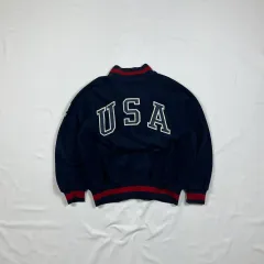 90s POLO SPORT (ポロスポーツ) usa 星条旗 フリース ジャケット