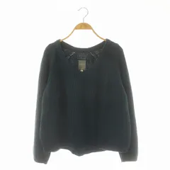 ジースターロウ G-Star RAW Vネックニット セーター 長袖 XS ブルーグリーン /DO ■OS