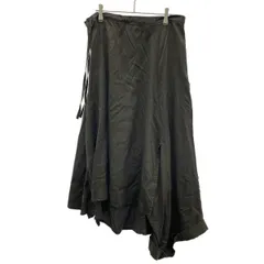 Yohji Yamamoto collections ヨウジヤマモトコレクションズ 24SS PIGMENT DYEING DRAPED GATHED DETAIL SKIRT スカート FS-S66-201 カーキ 1のサムネイル
