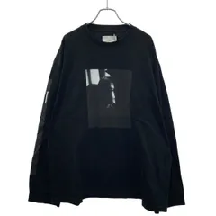 stein シュタイン OVERSIZED LONG SLEEVE TEE  フォトプリントオーバーサイズロングスリーブTシャツ ST.254 ブラック M