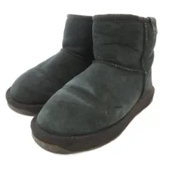 エミュー emu オーストラリア ムートンブーツ ボア ショート 23cm 黒 ブラック /BS