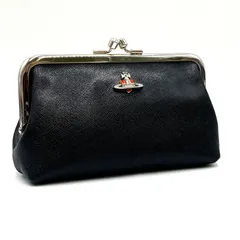 人気　極上美品　Vivienne Westwood ヴィヴィアンウエストウッド　ディアマンテ　ポーチ　ポシェット　小物入れ　がま口　ブラック