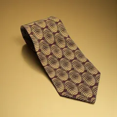 1:ネクタイ GIORGIO ARMANI 9㎝ イエロー シルク B 002 ◆