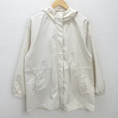 g■ニューバランス/Newbalance ウーブンロングフーデッドジャケット/AWJ35435【L】薄ベージュ/LADIES/5【中古】■