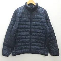 U■ユニクロ/UNIQLO ウルトラライトダウンジャケット【L】紺系/men's/Ｇ9【中古】■
