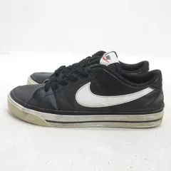 t■【25.5cm】ナイキ/NIKEコートレガシー DJ2517-101 COURT LEGACY■黒/MENSスニーカー/21【中古】
