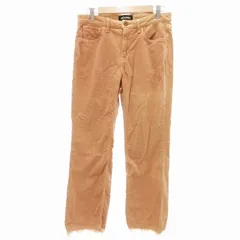 レッドカード RED CARD コーデュロイパンツ カットオフ ストレートシルエット 25 茶 ブラウン /JS