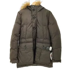 バーバリーブラックレーベル BURBERRY BLACK LABEL 裏地ノバチェック ファー ダウンジャケット メンズ import：M 